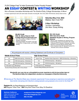 2022 NorCal Essay Contest Flyer