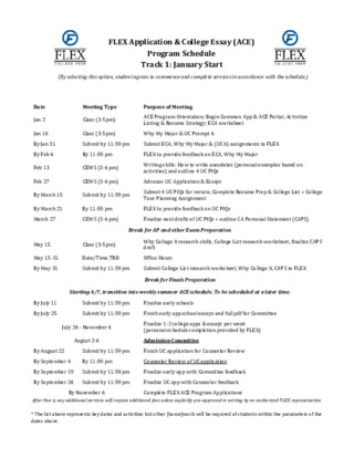 ACE 2022 Track 1 Schedule