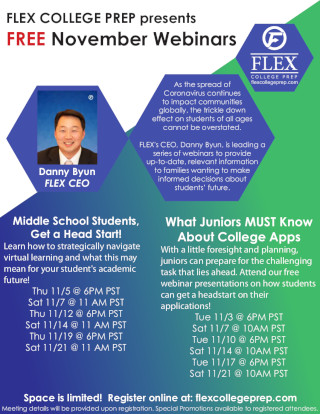 2020 November Webinar Flyer