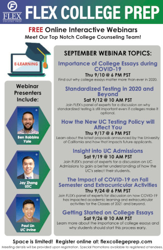 2020 September Webinar Flyer